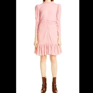 🔥 by TIMO Ruffle Collar Long Sleeve Minidress NWT XS ‼️